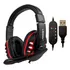 Fone De Ouvido Gamer Headset Com Led Microfone Usb P2 P3 Rgb