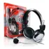 Fone De Ouvido Gamer Red Set Headphone Lan House