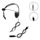 Fone De Ouvido Headset Callcenter Telemarketing P  Celular