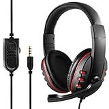 Fone De Ouvido Headset Gamer Concha Com Microfone Integrado Entrada Plug P3 Para Jogos Online Pc Computador Celular Game Mobile Console Fones Com Fio (colorido)