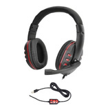 Fone De Ouvido Headset Gamer Pc Ps4 Ps3 Notebook Kp 359 Red