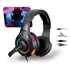 Fone De Ouvido Headset Gamer Rgb Led Pc Computador Vídeogame