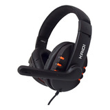 Fone De Ouvido Headset Gamer Usb Microfone Pc Notebook 7 1 Cor Preto Cor Da Luz Rgb