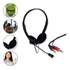 Fone De Ouvido Headset Para Pc Notebook Home Office Skype Cor Preto