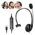 Fone De Ouvido Headset Usb Telemarketing Com Microfone Novo