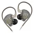 Fone De Ouvido In ear Retorno De Palco Kz Edx Lite Cinza Cor Prateado