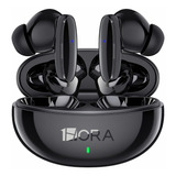 Fone De Ouvido In ear Sem Fio 1hora Headphone Bluetooth 5 3 Aut205 Com Microfone Preto