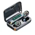 Fone De Ouvido In-ear Sem Fio F9-5c Preto Com Luz Led