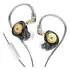 Fone De Ouvido Kz Edx Pro Retorno De Palco Gamer Com Microfone Cor Preto