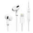 Fone De Ouvido Lightning Para iPhone 7 8 Plus X 11 12 Cor Branco Cor Da Luz Água