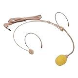 Fone De Ouvido Microfone Condensador Mic 3 5mm Interface ângulo Direito Para Transmissor Bodypack Sem Fio