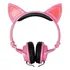 Fone De Ouvido On-ear Exbom Hf-c22 Rosa Com Luz Led