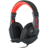 Fone De Ouvido On-ear Gamer Redragon Gamer Ares H120 Preto E Vermelho