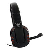 Fone De Ouvido Over-ear Gamer Altomex Gamer A-302 Vermelho E Preto