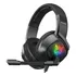 Fone De Ouvido Over-ear Gamer Com Fio Onikuma Gamer K19 Preto Com Luz Led