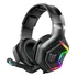 Fone De Ouvido Over-ear Gamer Onikuma K10 Pro Preto Com Luz Led