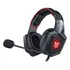 Fone De Ouvido Over ear Gamer Onikuma K8 Preto E Vermelho Com Luz Led