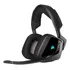 Fone De Ouvido Over-ear Gamer Sem Fio Corsair Void Rgb Elite Wireless Carvão Com Luz Led