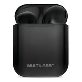 Fone De Ouvido Sem Fio Bluetooth Tws Anti Ruído Multilaser Cor Preto Cor Da Luz Não Possui Luz