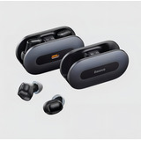 Fone De Ouvido Sem Fio Tws Baseus Bowie Ez10 Bluetooth 5.3 Cor Preto