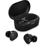 Fone De Ouvido Sem Fio TWS Philips TAT1209BK 00 Na Cor Preto  Com Bluetooth  Microfone  Tecnologia IPX4 E 18 Horas De Reprodução 