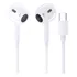 Fone De Ouvido Tipo C Para Samsung A54 M54 S20 S21 Fe S22 S23 Cor Branco