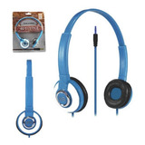 Fone Estéreo Style 50mw On-ear Com Fio Azul - Mb53072