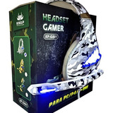 Fone Gamer Headset Led