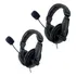 Fone Headset Home Office Telemarketing Callcenter Usb Kit 2u