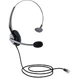 Fone Headset Mono Chs 55 Rj9 Preto Intelbras