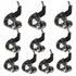 Fone In Ear Qkz Ak6 Retorno Pro 108db Graves Profundos Gamer Cor Preto
