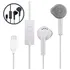 Fone Ouvido Usb Tipo C Compatível Samsung Linha Note, S E A Cor Fone De Ouvido Branco