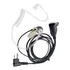Fone Para Rádio Ht Motorola Ep450 Ptt Tubo Acústico 2 Pinos