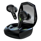Fone Sem Fio 776 Gamer Preto Bluetooth Para Academia Treino Luz Verde