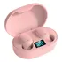 Fone Sem Fio Bluetooth 5.0 E6s Par Varias Cores Cor Rosa