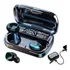 Fones De Ouvido Bluetooth Recarregáveis Com Power Bank M10 Digital Color Black