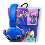 Fones De Ouvido Bluetooth Sem Fio Lilo Stitch Angel Sem Fio Disney Azul Ah 806