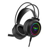 Fones De Ouvido Usb Com Fio Com Iluminação Fria Alto-falante