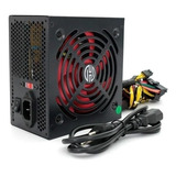 Fonte 450 Watts Hoopson 20+4 Pinos Com Cabo Fnt-450w Cor Preto