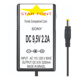 Fonte 9,5v 2.2a Para Dock Station Sony Ac-nsa18-95 Ac-fx110