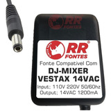Fonte Ac 14v Para Dj Mixer Vestax Pmc-06 Pro Vca Bivolt