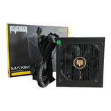 Fonte Alimentação Gamer 650w Bivolt 80plus Bronze Silencioso Cor Preto 110v 220v
