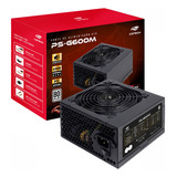 Fonte Atx 600w 80plus