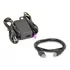 Fonte + Cabo Usb P/ Impressora Hp 2546 Deskjet 22v Plug Roxo