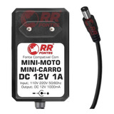 Fonte Carregador 12v 1a Para Babycars Mini Carros Mini Moto