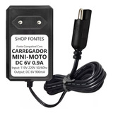 Fonte Carregador Mini Moto Carrinho Eletrico Bandeirantes 6v