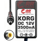 Fonte Dc 12v Para Teclados Korg Krome 61