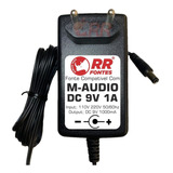 Fonte Dc 9v 1a Controladora Teclado Fast Track Pro M-audio