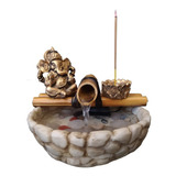 Fonte De Água Cascata Ganesha Feng Shui Mesa Bambu Promoção