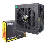 Fonte Gamer Real 650w Bivolt 80plus Bronze Silencioso